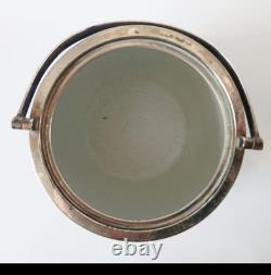 Wedgwood Jasperware Black Biscuit Barrel