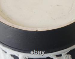 Wedgwood Jasperware Black Biscuit Barrel
