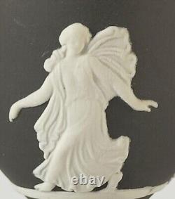 Wedgwood Jasperware Black Egg Cup Dancing Hours