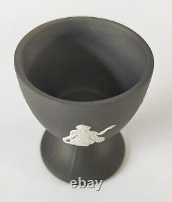 Wedgwood Jasperware Black Egg Cup Dancing Hours