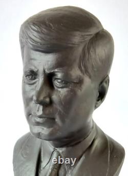 Wedgwood Jasperware Black JFK John Kennedy Bust Limited Edition