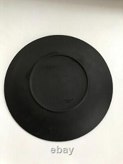 Wedgwood Jasperware Black/Terracotta Egyptian design large plate