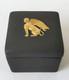 Wedgwood Jasperware Black And Gold Sphinx Trinket Box Egyptian