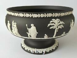 Wedgwood Jasperware Black and White Footed Bowl