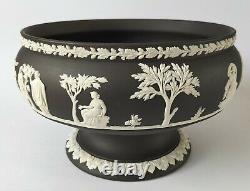 Wedgwood Jasperware Black and White Footed Bowl