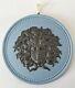 Wedgwood Jasperware Blue And Black Pendant Medusa