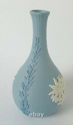 Wedgwood Jasperware Blue Australian Flannel Flower Bud Vase