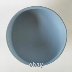 Wedgwood Jasperware Blue Bowl Floral and Leaves