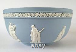 Wedgwood Jasperware Blue Bowl Muse and Apollo