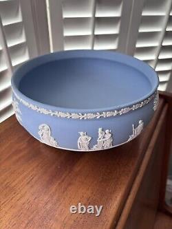 Wedgwood Jasperware Blue Bowl Three Footed