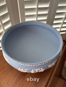 Wedgwood Jasperware Blue Bowl Three Footed