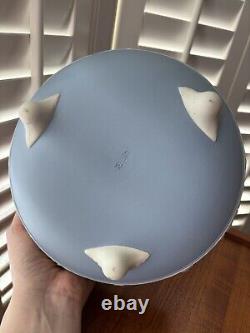 Wedgwood Jasperware Blue Bowl Three Footed