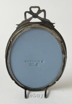 Wedgwood Jasperware Blue Cameo Dancing Hours Framed