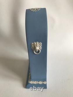 Wedgwood Jasperware Blue Cathedral Clock Baronet Of London in working condition