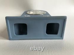 Wedgwood Jasperware Blue Cathedral Clock Baronet Of London in working condition