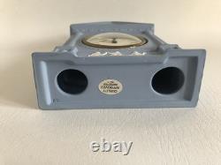 Wedgwood Jasperware Blue Dancing hours clock in excellent working condition