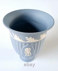 Wedgwood Jasperware Blue Grecian Vase