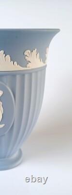 Wedgwood Jasperware Blue Grecian Vase