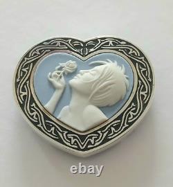 Wedgwood Jasperware Blue Heart Pendant Stephen Webster