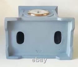Wedgwood Jasperware Blue Mantel Clock