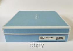 Wedgwood Jasperware Blue Photograph Frame Magnolia Blossoom Boxed