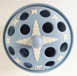 Wedgwood Jasperware Blue Pot Pourri / Potpourri Dish Classical Scenes