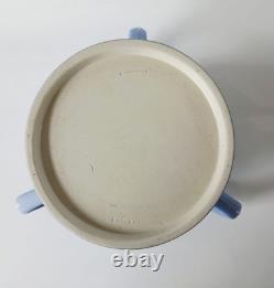Wedgwood Jasperware Blue Three Handled Antique Dip Classical Muse Loving Mug