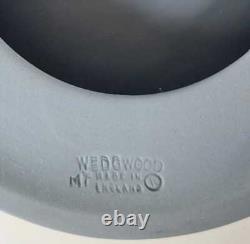 Wedgwood Jasperware Blue Trinket Box Acorn and Oak Leaf