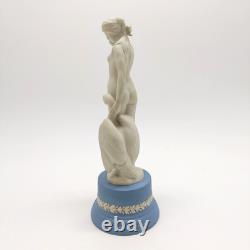 Wedgwood Jasperware Blue & White Leda and the Swan Figurine 25cm Greek Mythology
