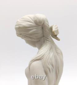 Wedgwood Jasperware Blue & White Leda and the Swan Figurine 25cm Greek Mythology