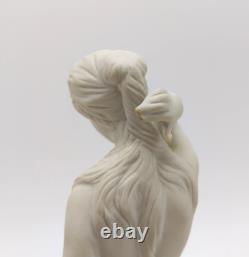Wedgwood Jasperware Blue & White Leda and the Swan Figurine 25cm Greek Mythology