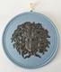 Wedgwood Jasperware Blue And Black Medusa Pendant