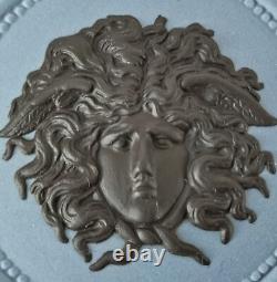 Wedgwood Jasperware Blue and Black Medusa Pendant