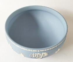 Wedgwood Jasperware Blue and White Three Footed Sacrifice Bowl