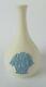 Wedgwood Jasperware Blue On White Australian Christmas Bell Bud Vase