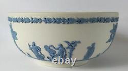 Wedgwood Jasperware Blue on White Fruit Bowl