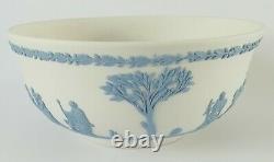 Wedgwood Jasperware Blue on White Sacrifice Fruit Bowl