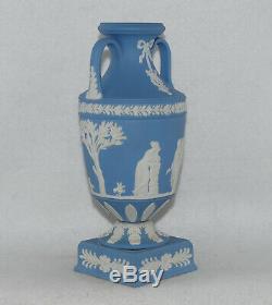 Wedgwood Jasperware Bolted Urn Trophy Vase (9 Tall)
