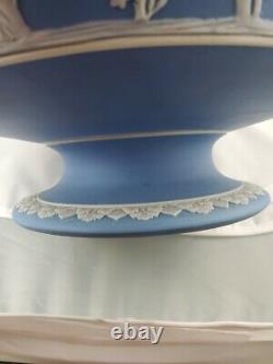 Wedgwood Jasperware Centerpiece Pedestal bowl blue