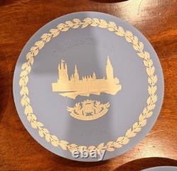 Wedgwood Jasperware Christmas Plates 1969 1978 + 10th Anniv Complete Collection