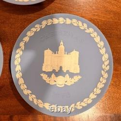 Wedgwood Jasperware Christmas Plates 1969 1978 + 10th Anniv Complete Collection