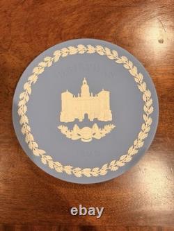 Wedgwood Jasperware Christmas Plates 1969 1978 + 10th Anniv Complete Collection