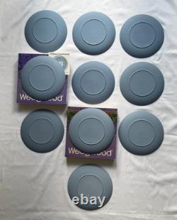 Wedgwood Jasperware Christmas Plates, Complete 10-Year Set 1979-1988, England