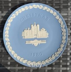 Wedgwood Jasperware Christmas Plates, Complete 10-Year Set 1979-1988, England