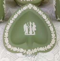 Wedgwood Jasperware (Cream Color on Celadon Green)