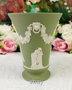 Wedgwood Jasperware (Cream Color on Celadon Green)