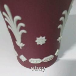 Wedgwood Jasperware Crimson Wine Red Cup&Saucer Limited Edition
