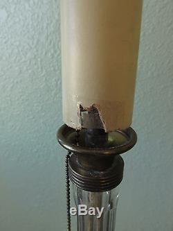 Wedgwood Jasperware Crystal Table Vanity Electric Candlestick Lamps Working