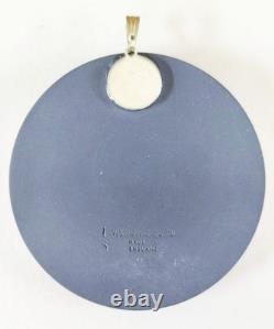 Wedgwood Jasperware Cupid Pendant Portland Blue Jasperware