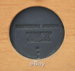 Wedgwood Jasperware Dancing Hours 2 Black Basalt Framed Plaque